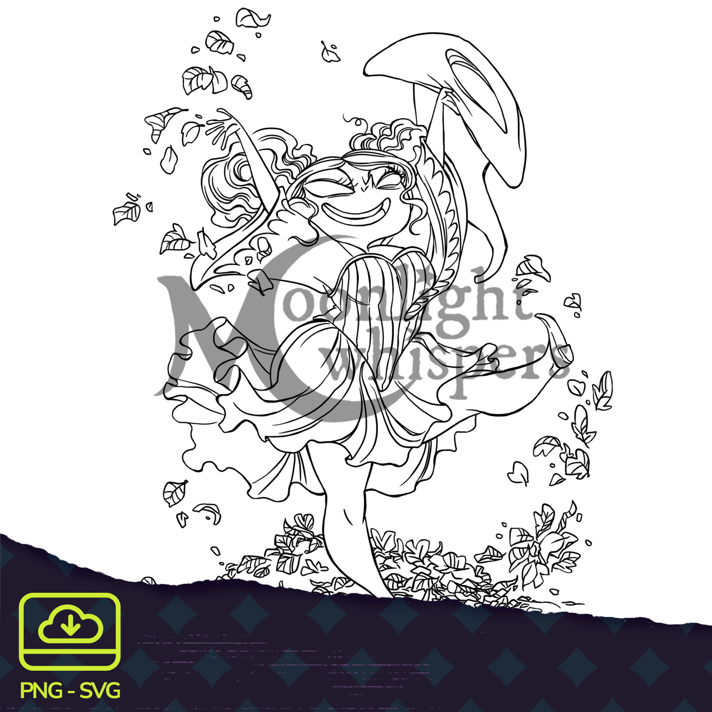 The Joy of Autumn - Digital Stamp - PNG & SVG