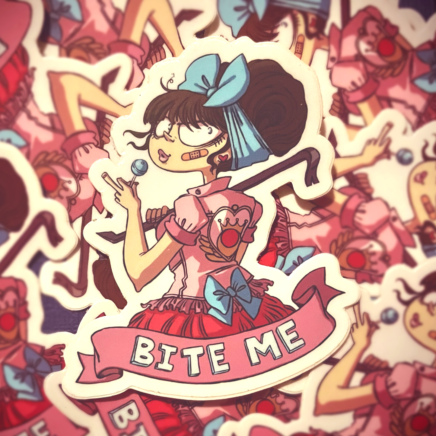 Bite Me - Vinyl Sticker