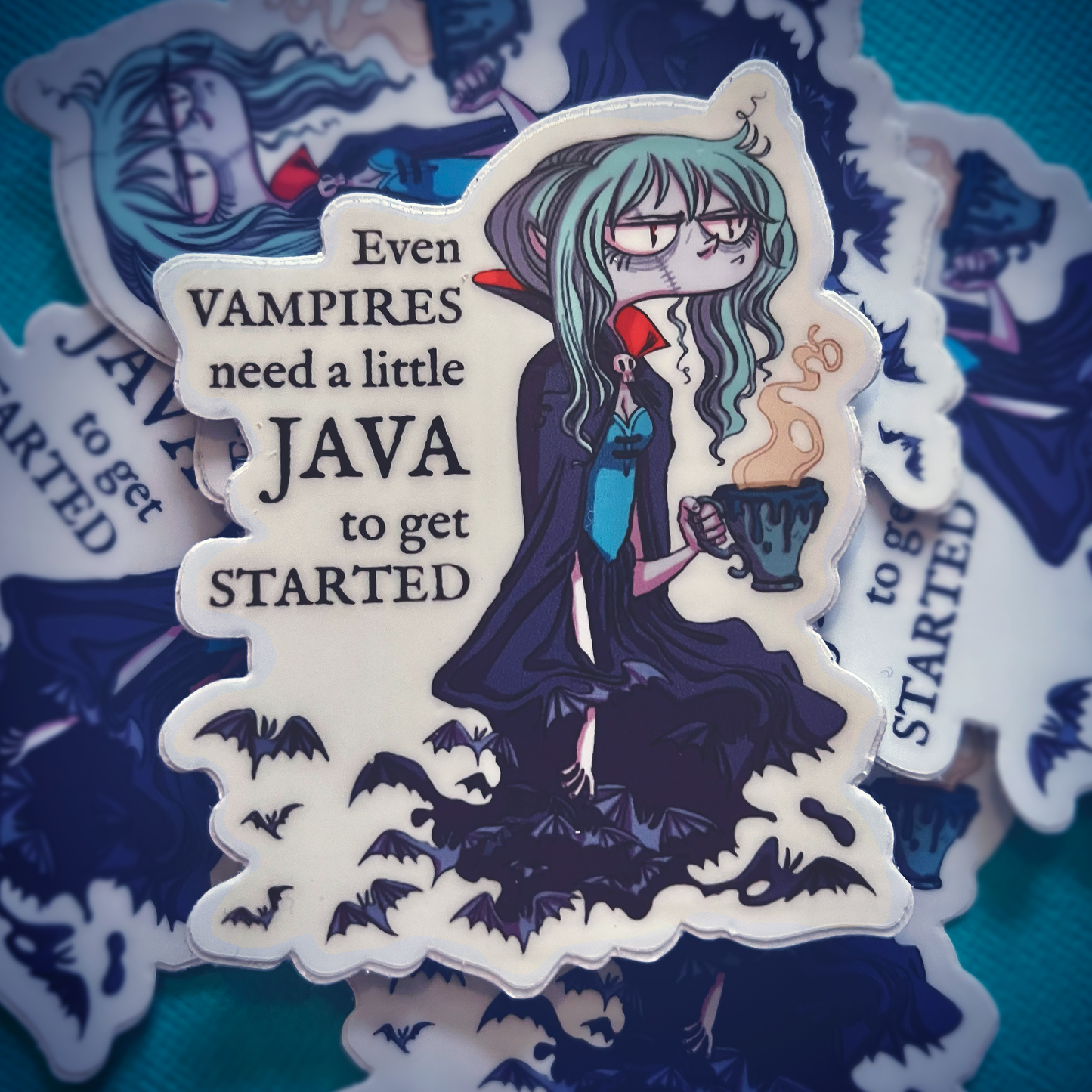 Even Vampires - Vinyl Sticker