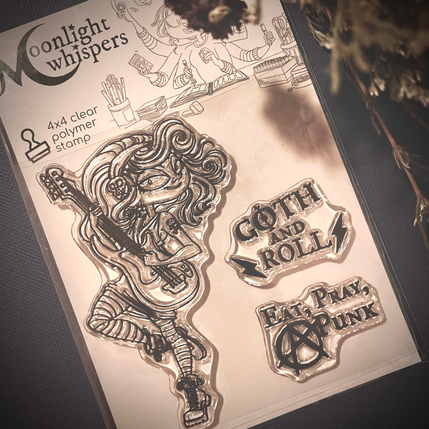 Goth and Roll - Clear Stamp