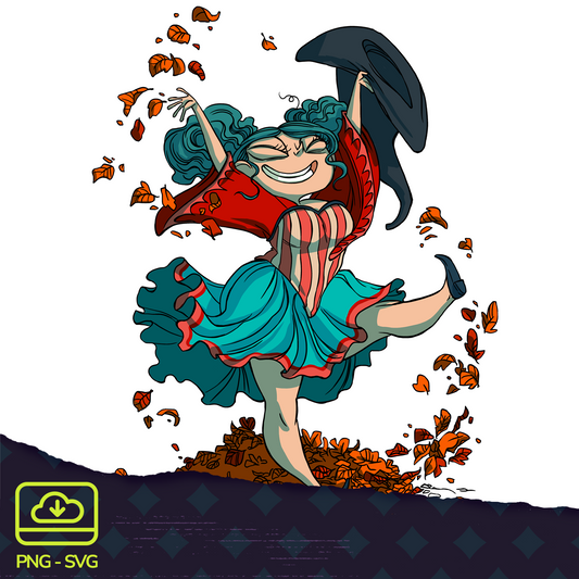 The Joy of Autumn - Digital Stamp - PNG & SVG